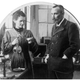 Marie Curie y su esposo. AP